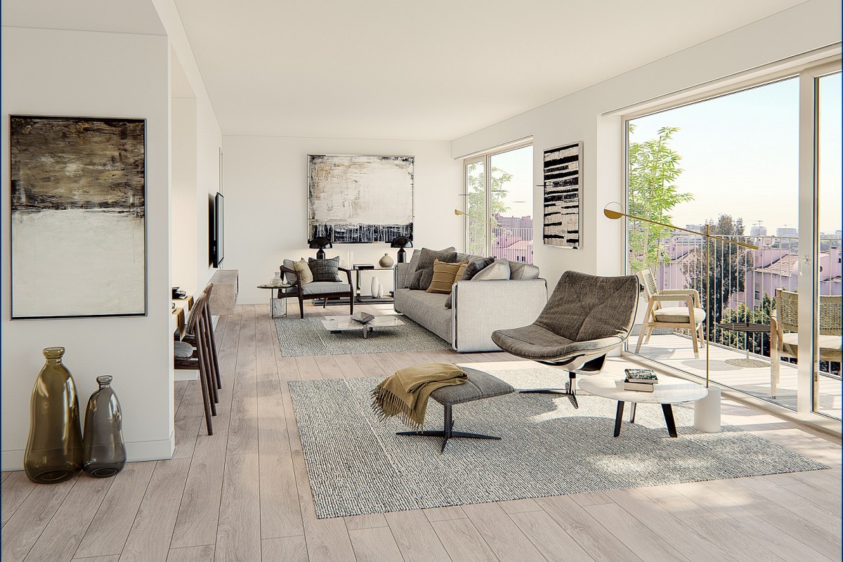 Novo projeto residencial nos Olivais com penthouses para a classe média portuguesa