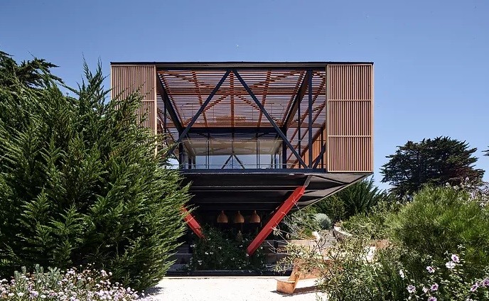 Uma bonita casa em estilo japonês construída no Chile - a arquitetura é incrível