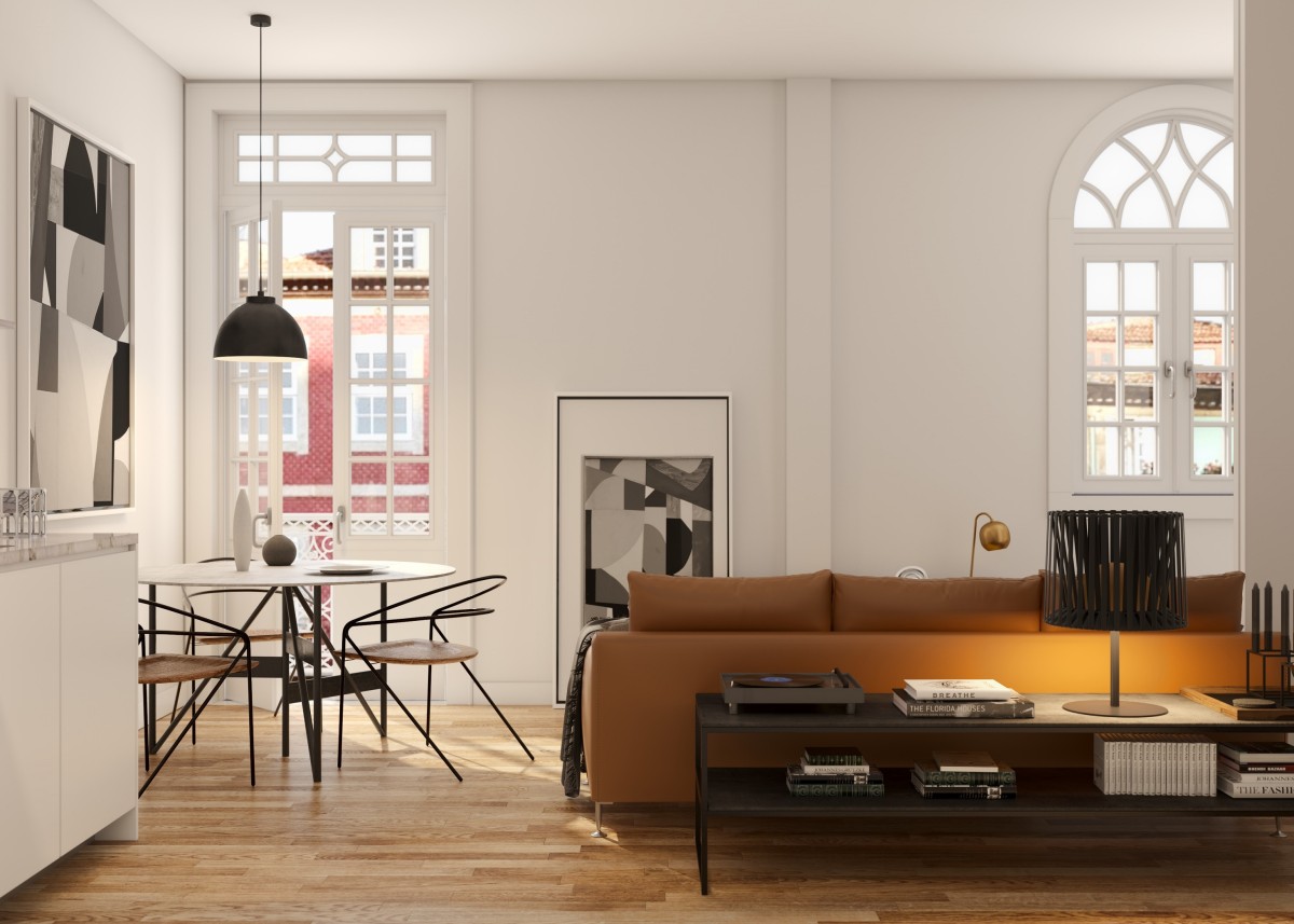 Paraíso 49 transforma casa num edifício moderno de habitação multifamiliar na Baixa do Porto