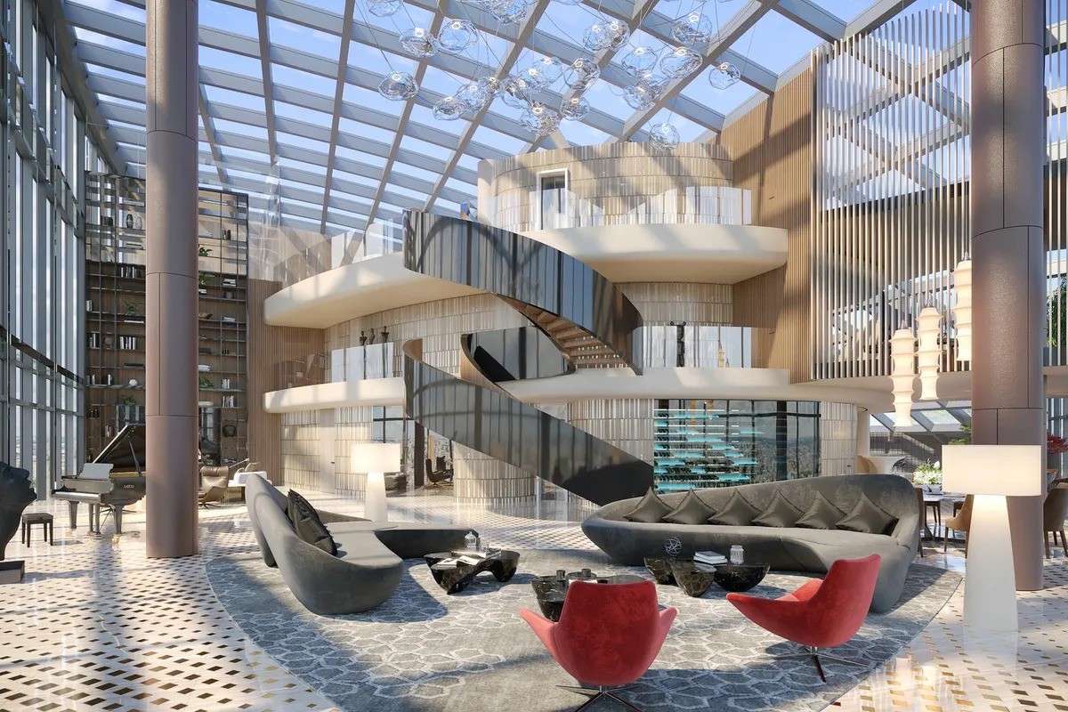 Só para ricos: esta penthouse de luxo nos céus de Moscovo custa quase 30 milhões