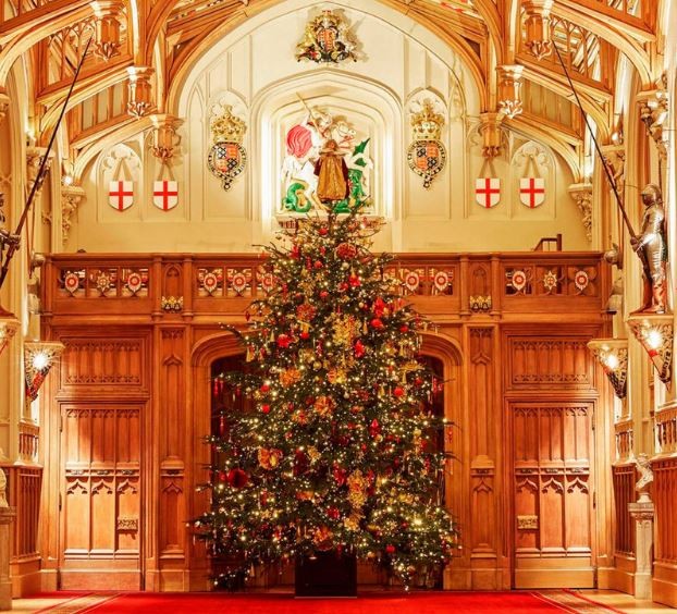 A incrível decoração do Castelo de Windsor para o Natal