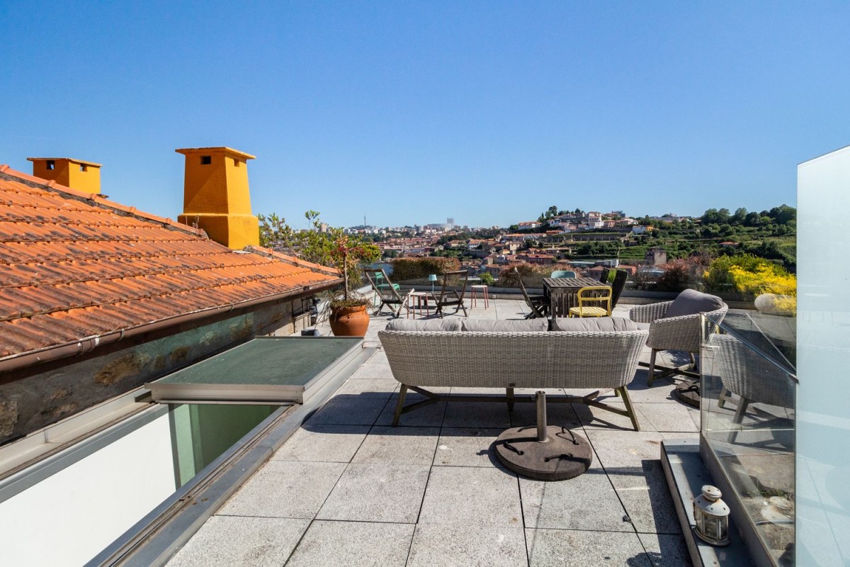 The property has a stunning rooftop terrace