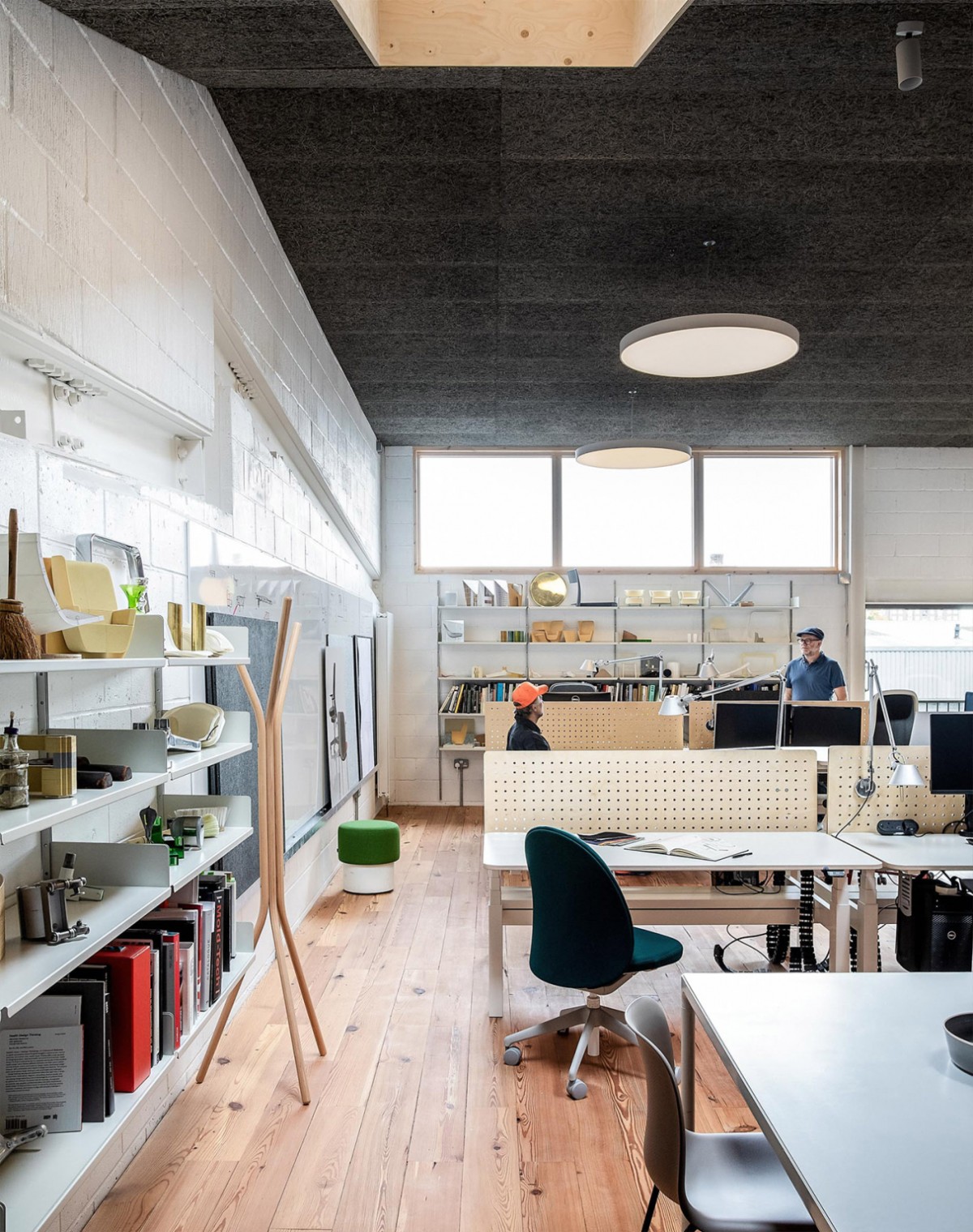 O edifício tem duas partes