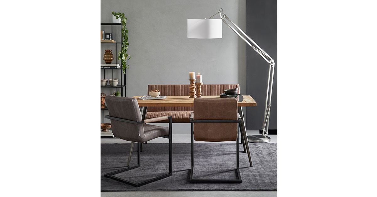 Elegância industrial, um visual sofisticado e moderno