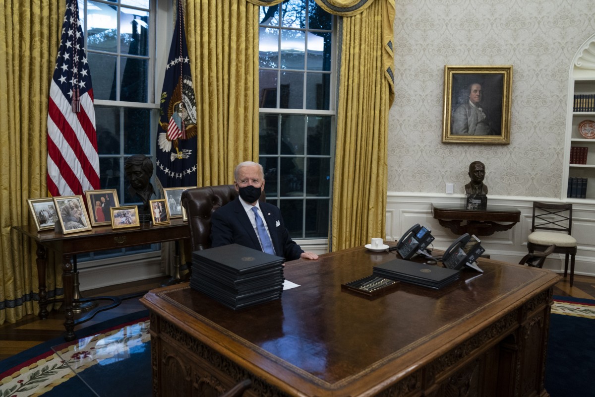 O que mudou na decoração da Sala Oval com a chegada de Biden à Presidência