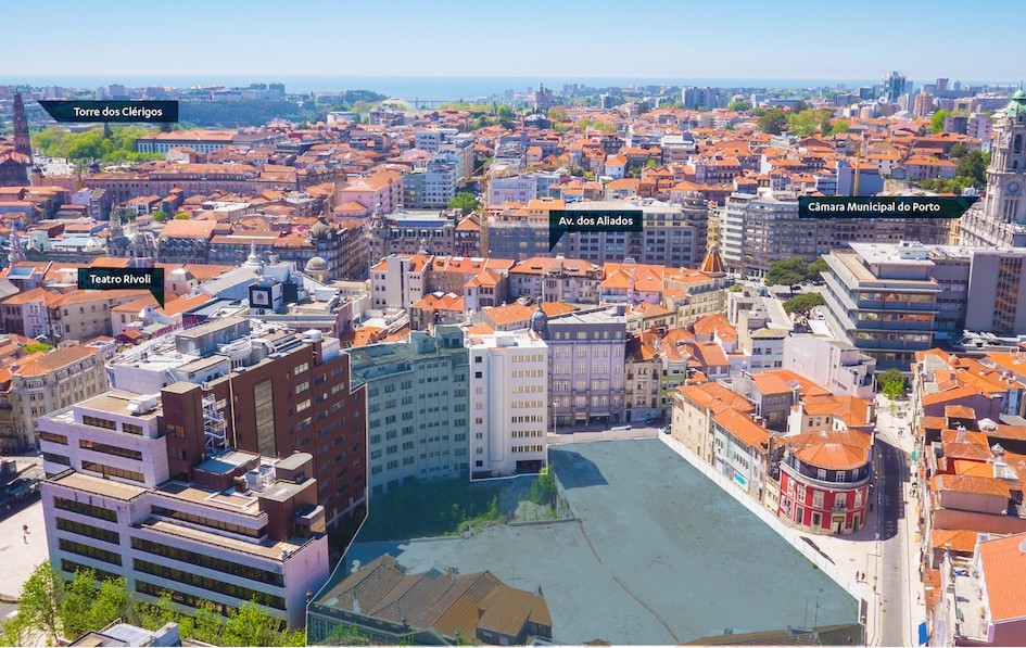 Bonjardim nasce pela mão da Avenue no centro do Porto com habitação, hotel e uma praça central