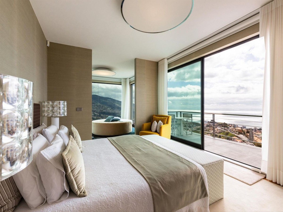 The bedrooms enjoy some of the best views in the property