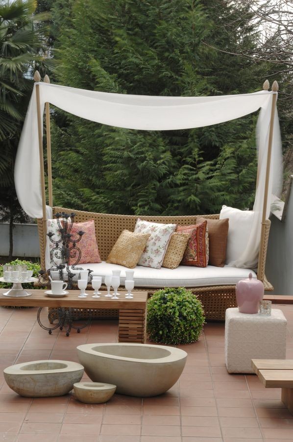 Ideias de decoração para varandas e terraços: tendências para a primavera/verão