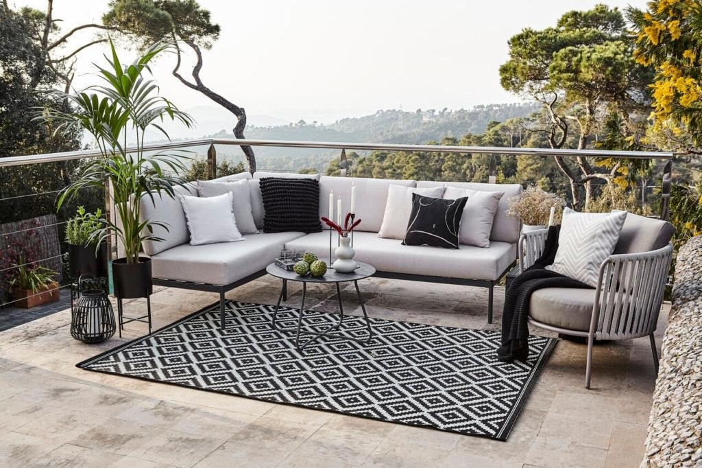 Lounge ao ar livre Decoração de exteriores boho