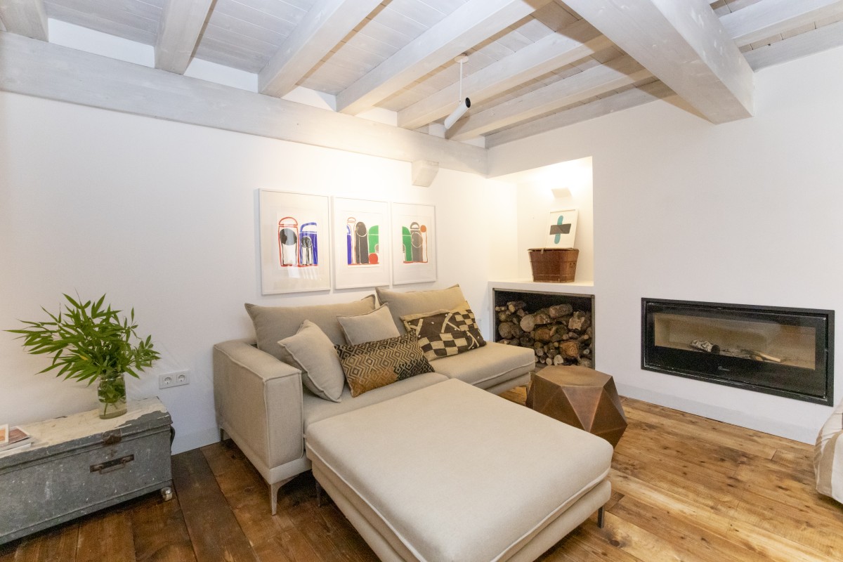 Casa com lareira