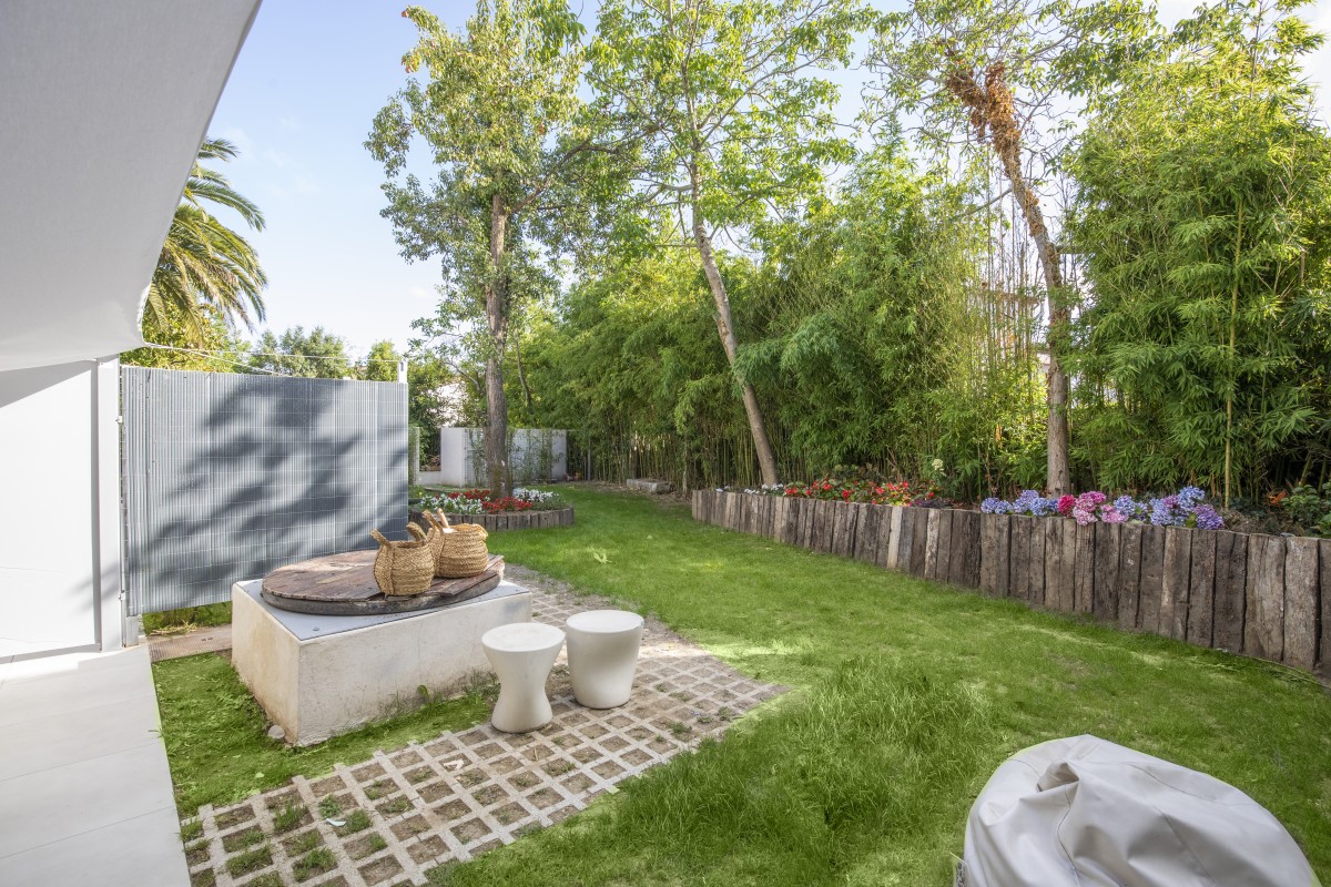 Casa com jardim
