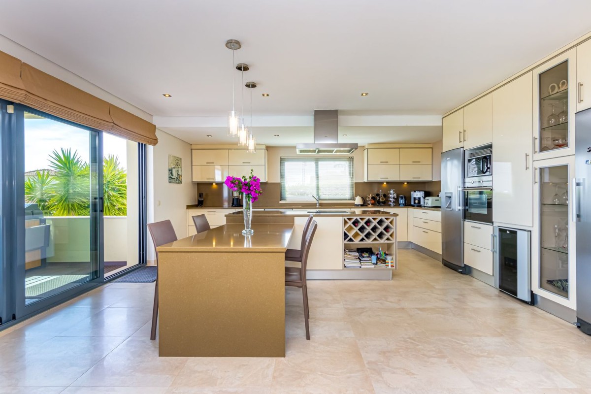 The kitchen is fully equipped and is spacious