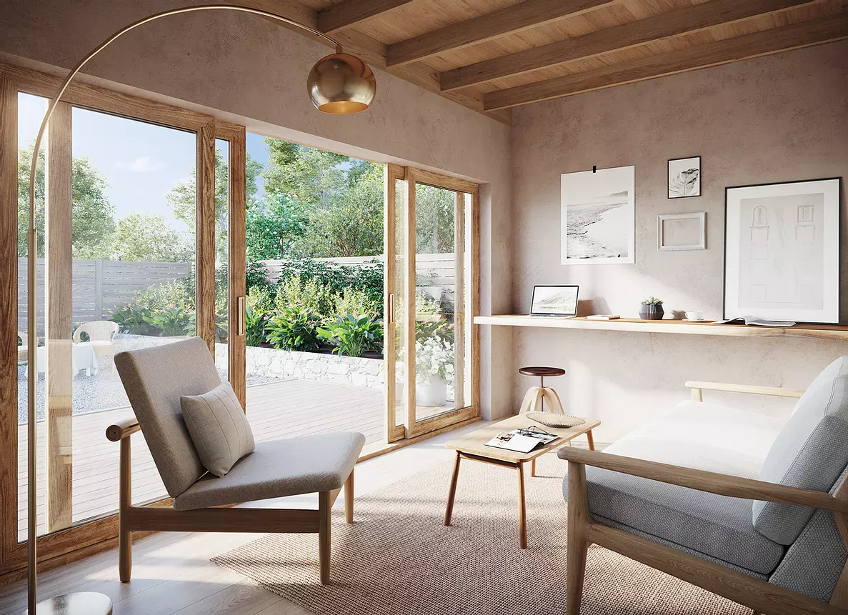 Casa pré-fabricada 'The Traveler' da Coexist Build