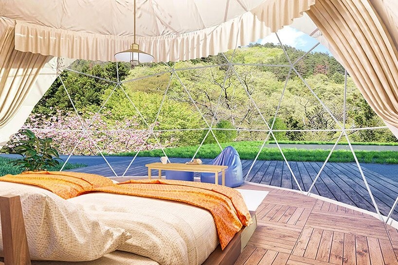 Alojamento de 'glamping' no Japão