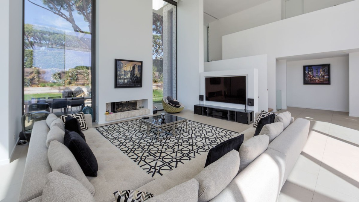 The large living area