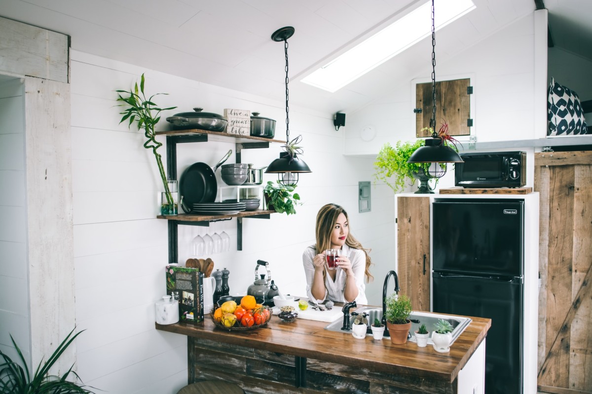 Decorar a cozinha com plantas
