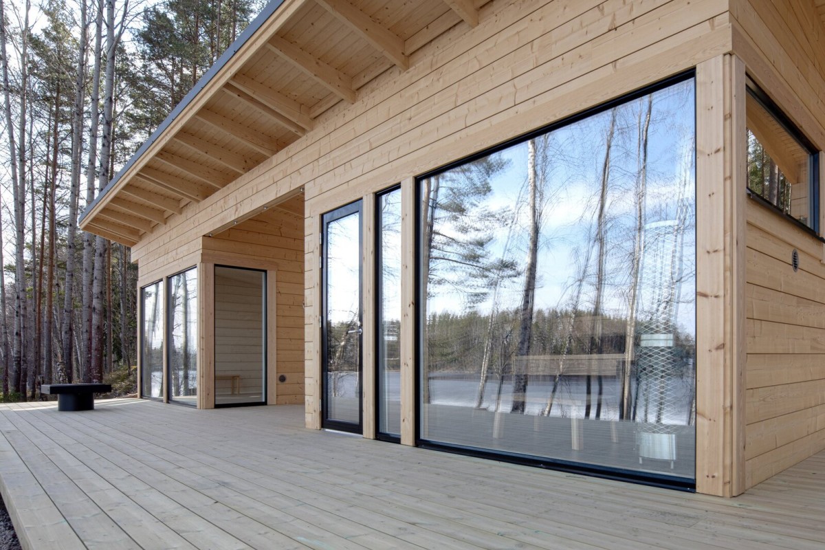 Casa pré-fabricada na Finlândia