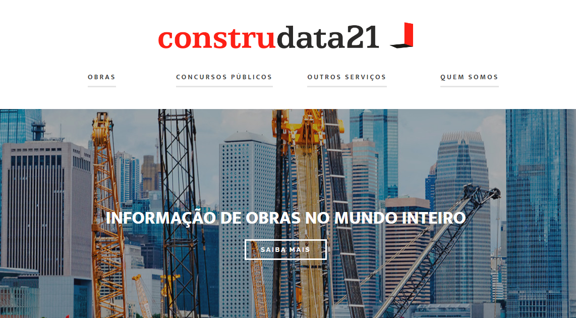 Portal de projetos de construção