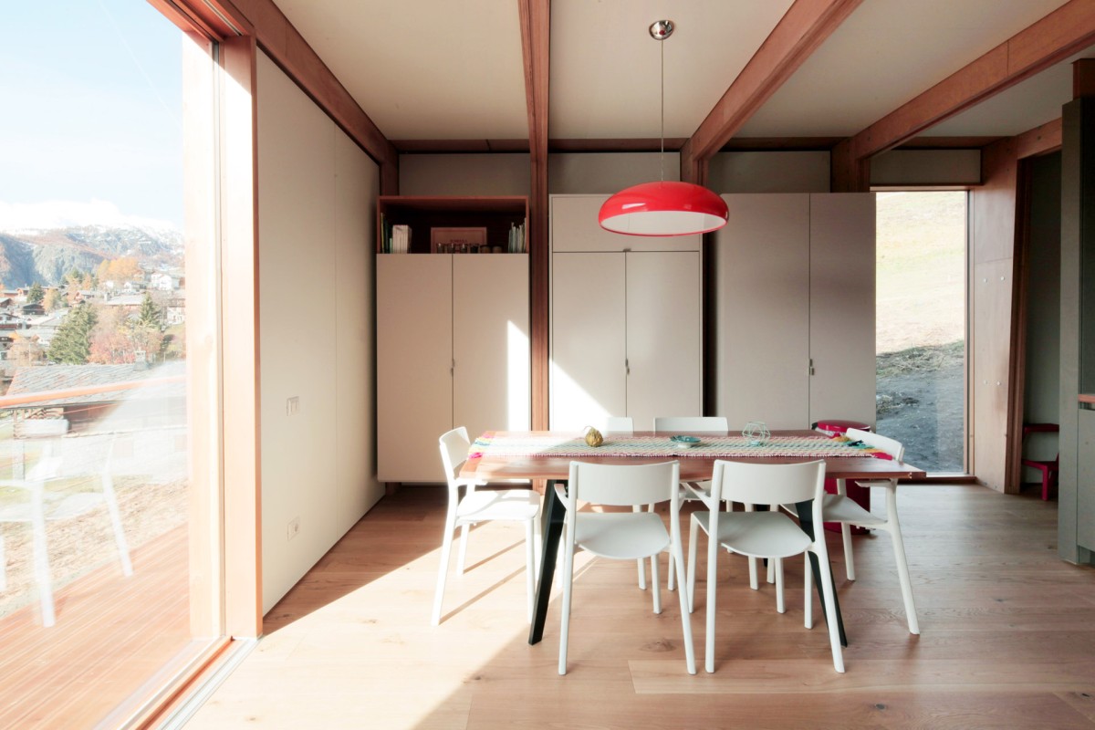 Uma casa de design minimalista