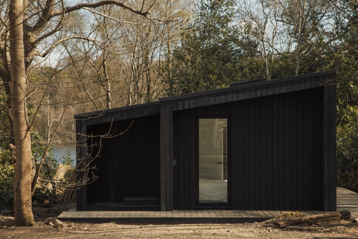 Ecoturismo de casas pré-fabricadas