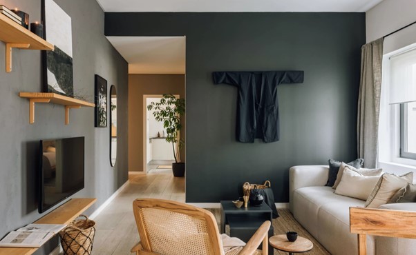 Pintar as paredes da casa