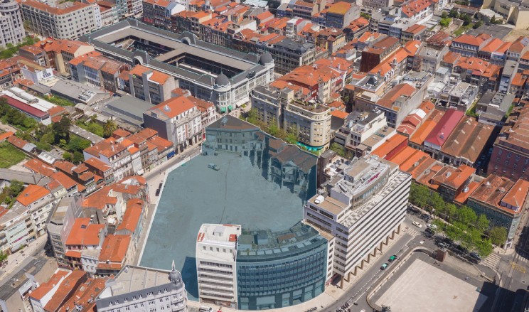 Obras na Baixa do Porto