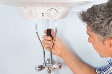 Aquecer a água com cilindro