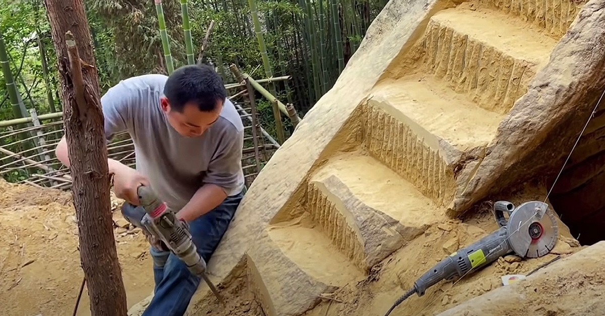 Construir uma casa de pedra