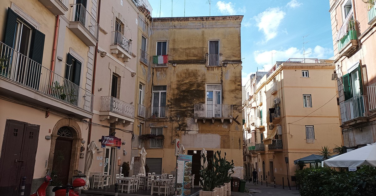 Casas à venda por 1 euro no centro histórico de Taranto