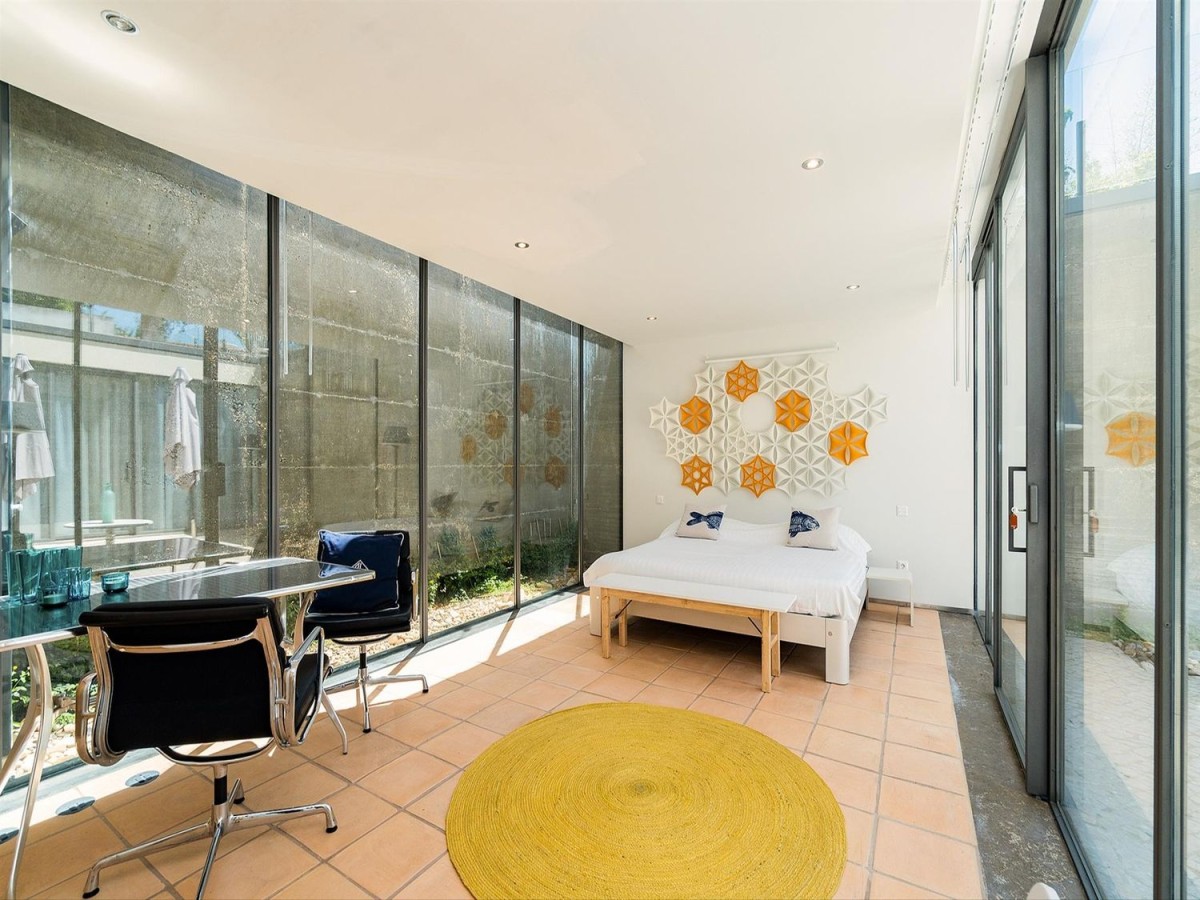 Bedroom in the basement with plenty of natural light