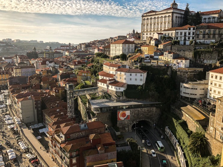 Panoramic view of the city of Porto