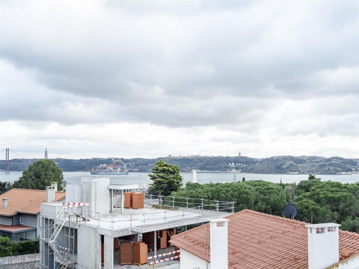 The Tagus Estuary, seen from the villa