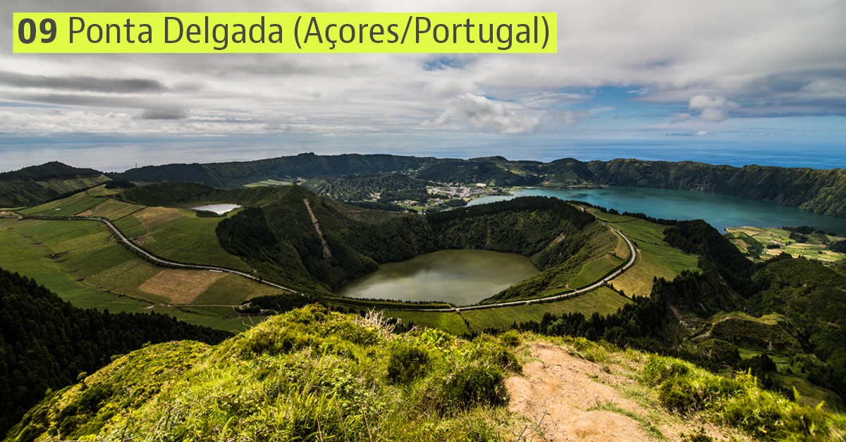 Ponta Delgada nos Açores (Portugal)