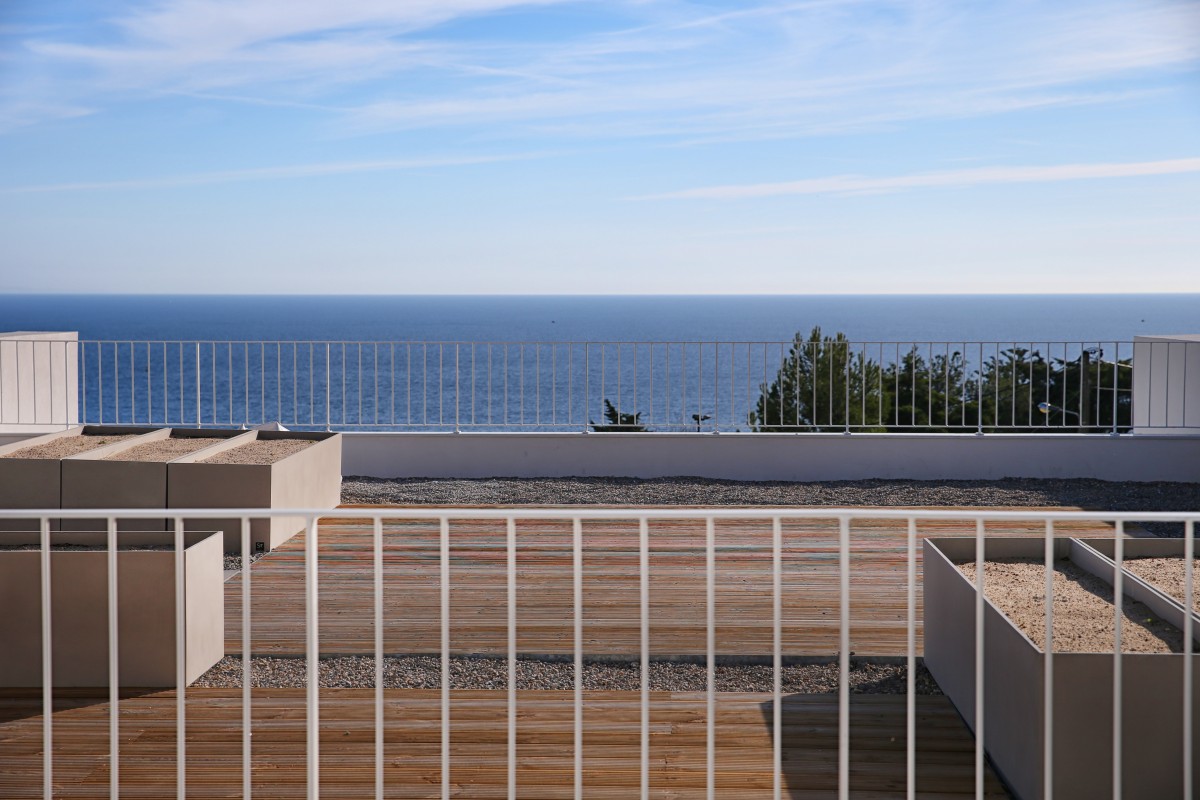 Casas com vista para o mar