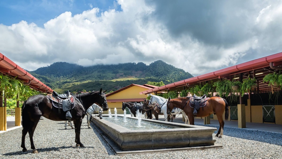 Paisagens na Costa Rica