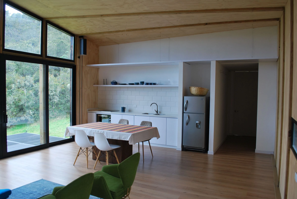 Decoração de casas pré-fabricadas