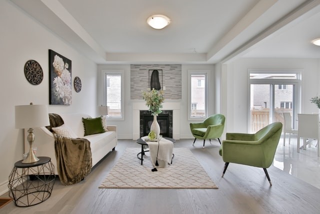 Decorar a casa com verde