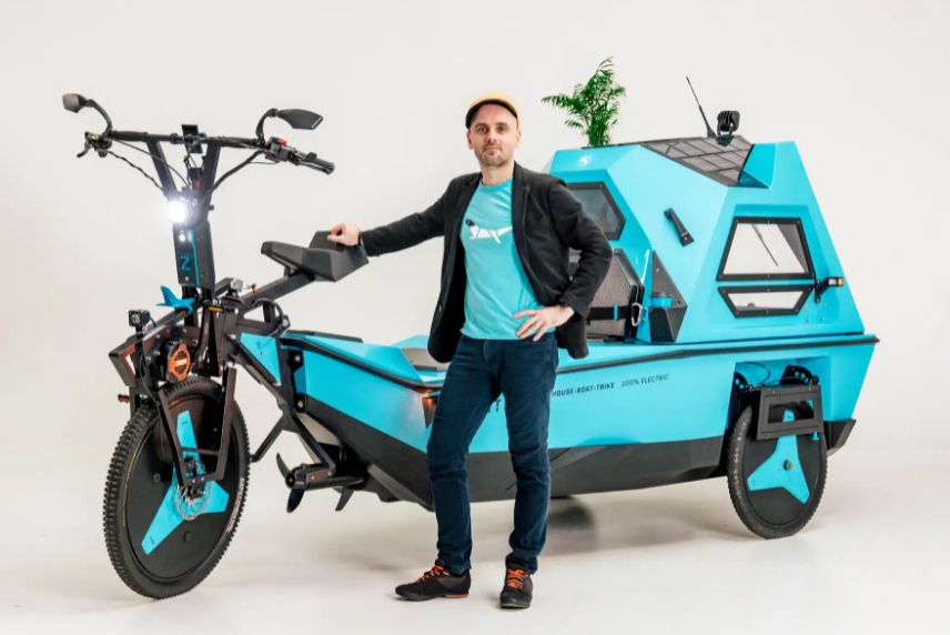 Z-Triton: bicicleta, barco e caravana num só