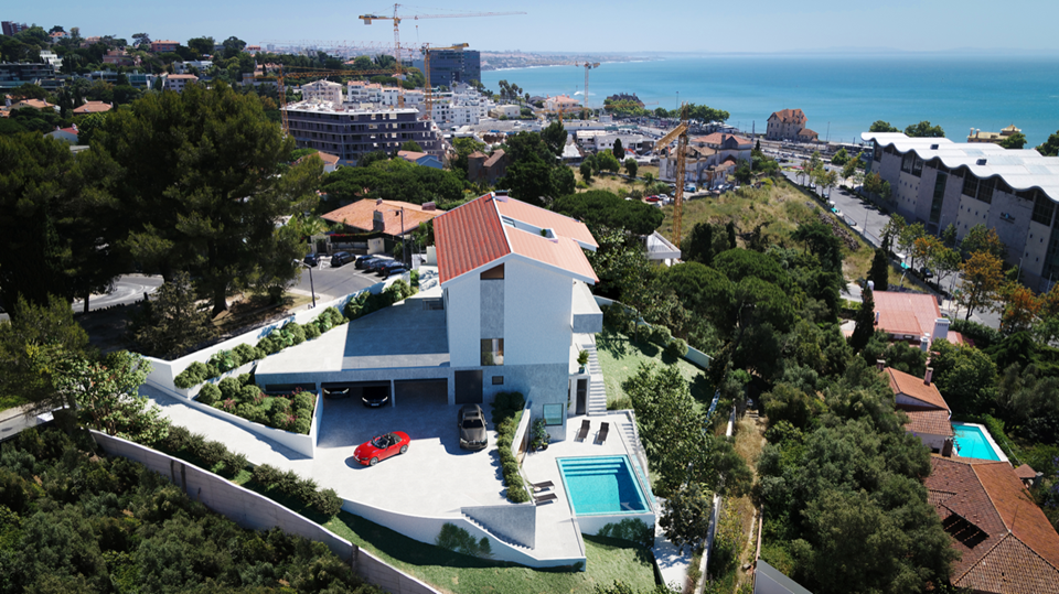 Mansão de luxo com vista para o mar em Cascais