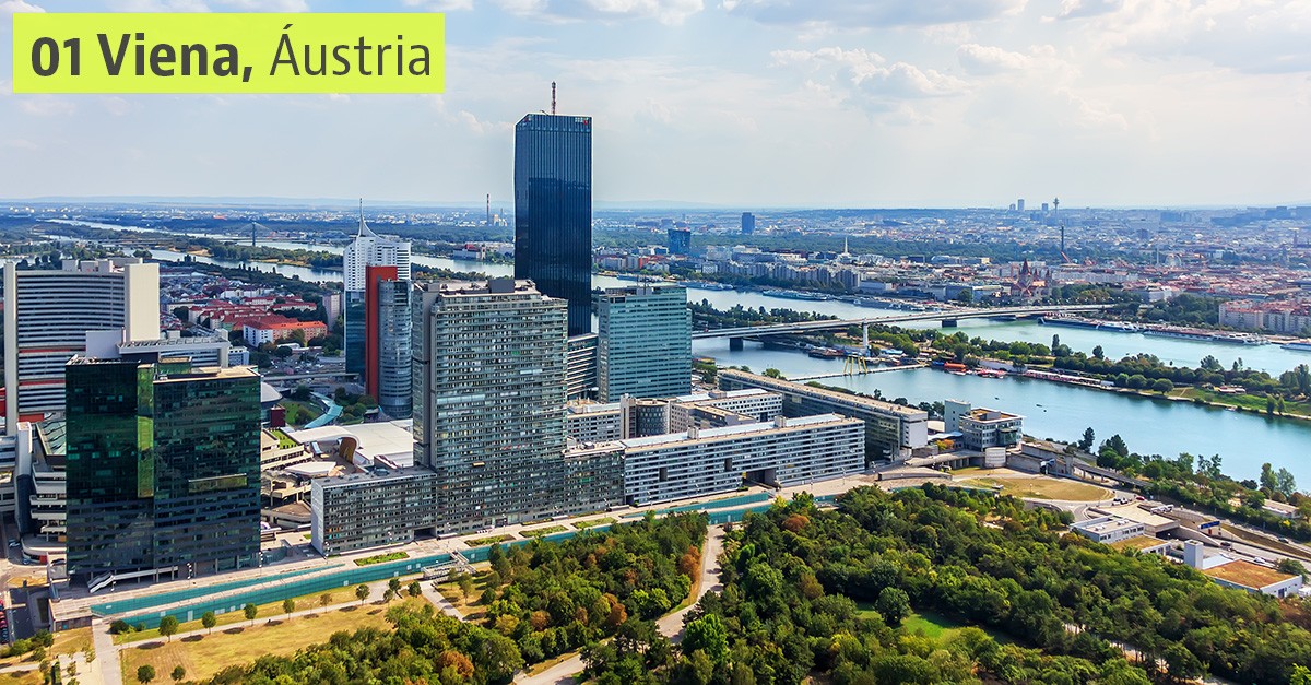 Viena é uma das cidades com melhor qualidade de vida
