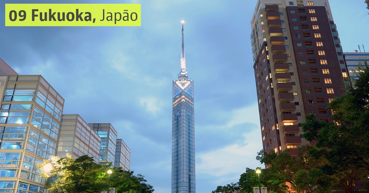 Fukuoka é uma das cidades com melhor qualidade de vida