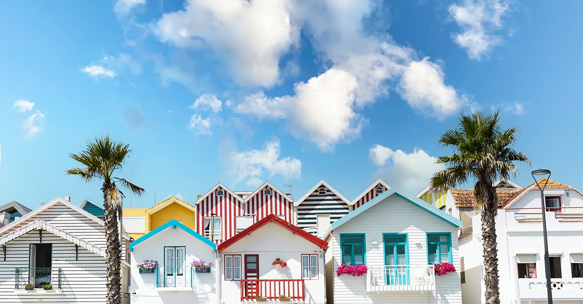 Casas para comprar junto à praia