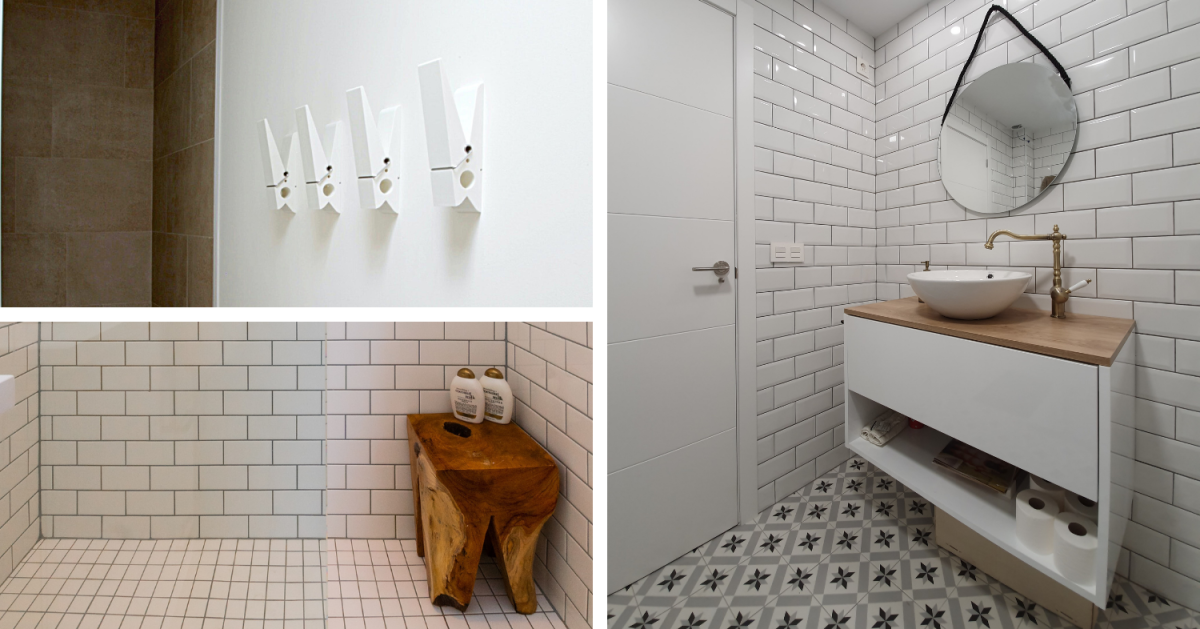 decorar a casa de banho com tons claros