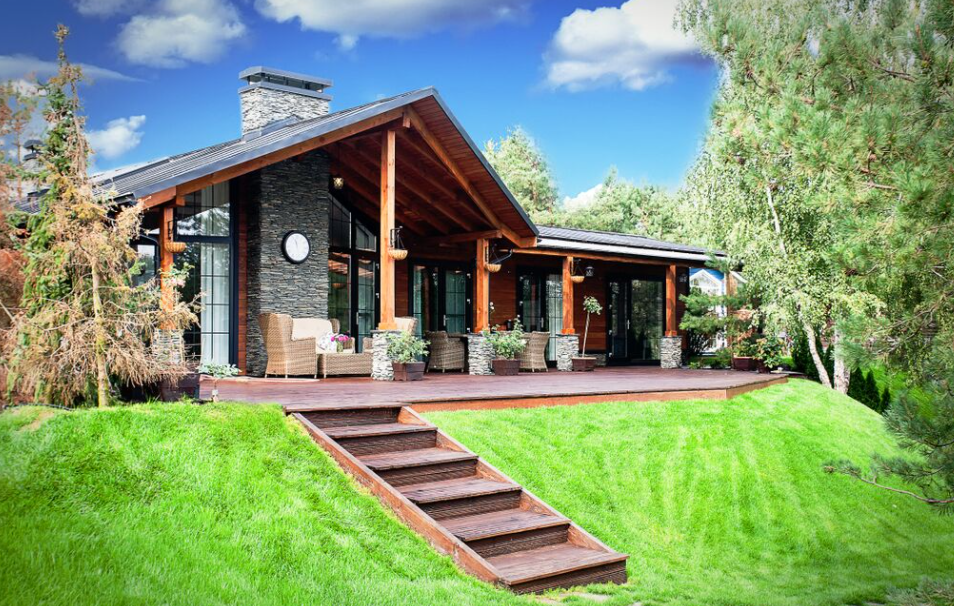 casas de madeira pré-fabricadas