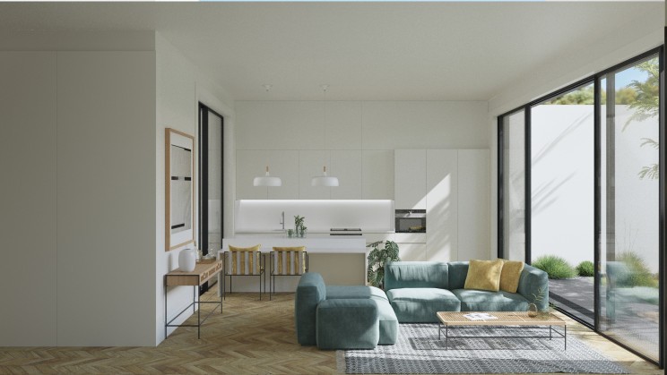 Construção de casas no Porto