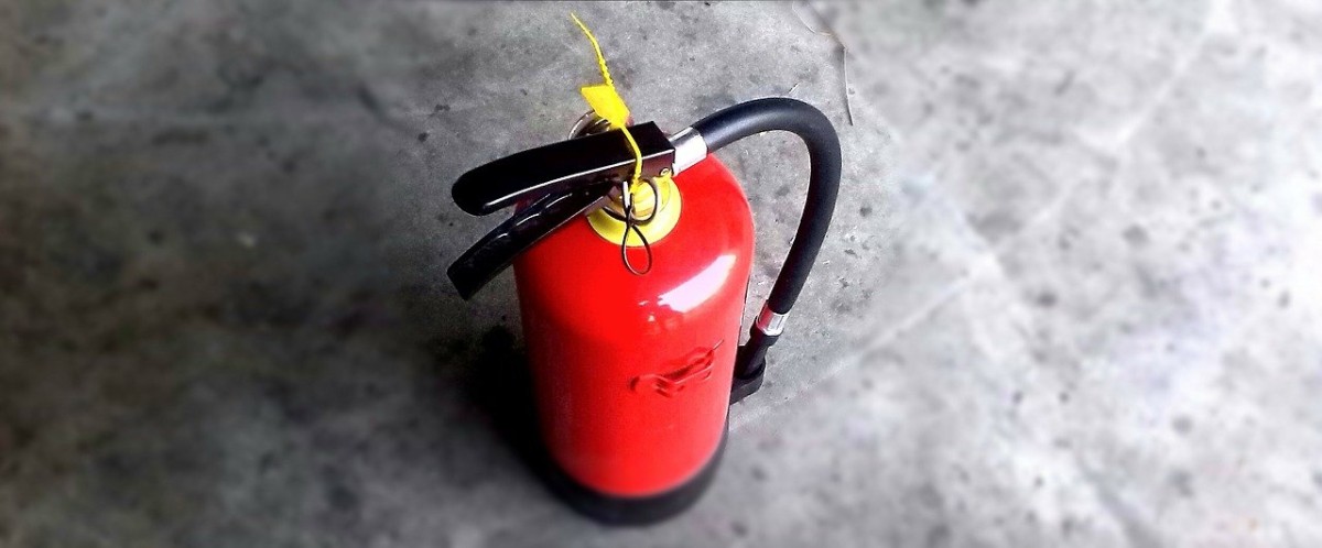 Ter um extintor em casa