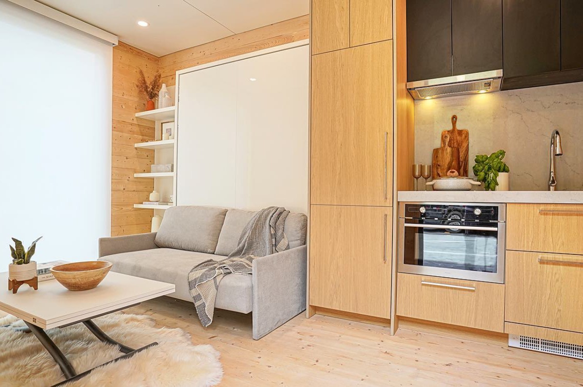 viver em casas pré-fabricadas