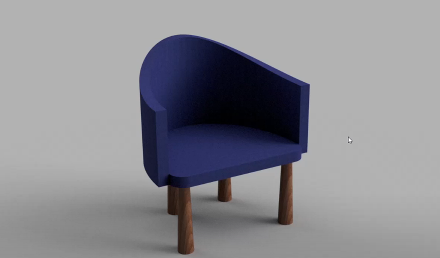 Cadeira impressa em 3D