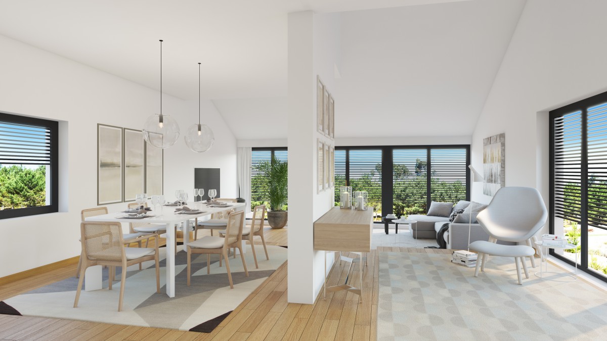 Casas novas em resorts
