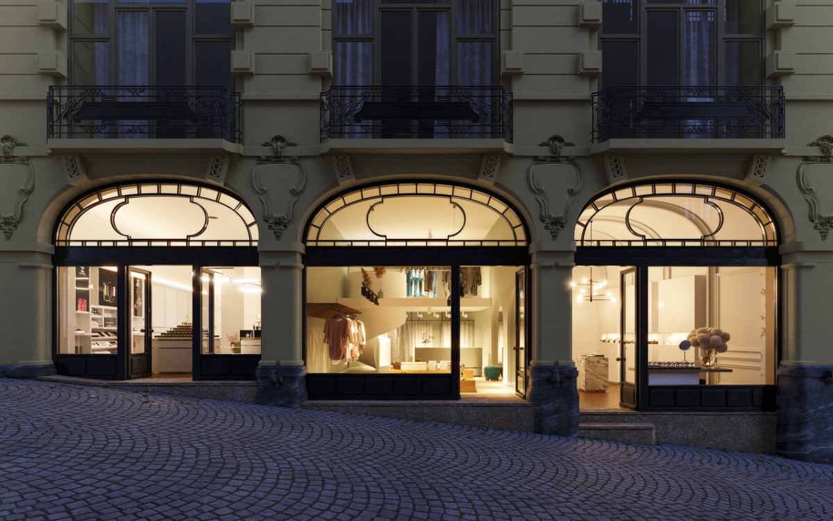 Lojas de luxo no Porto